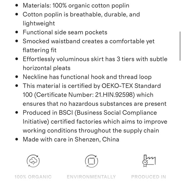 QUINCE Black 100% Organic Cotton Poplin Sleeveless Maxi Dress NWT Size XS - Picture 13 of 13